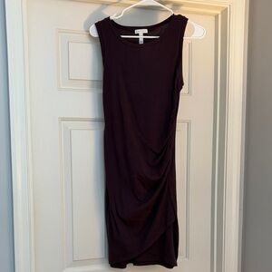 Leith Sleeveless Dark Purple Dress